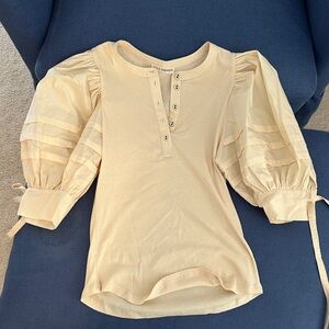 ULLA JOHNSON Puff Sleeve Blouse